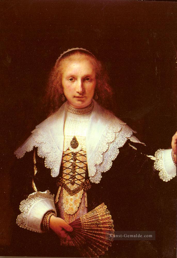 Agatha Bas 2 Porträt Rembrandts Ölgemälde